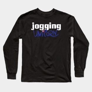 Jogging Unicorn Long Sleeve T-Shirt